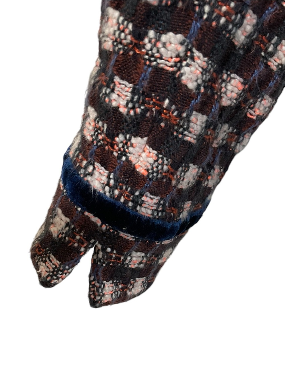 Brooks Brothers Navy and Brown Tweed Cropped Blazer - Picture 12 of 16